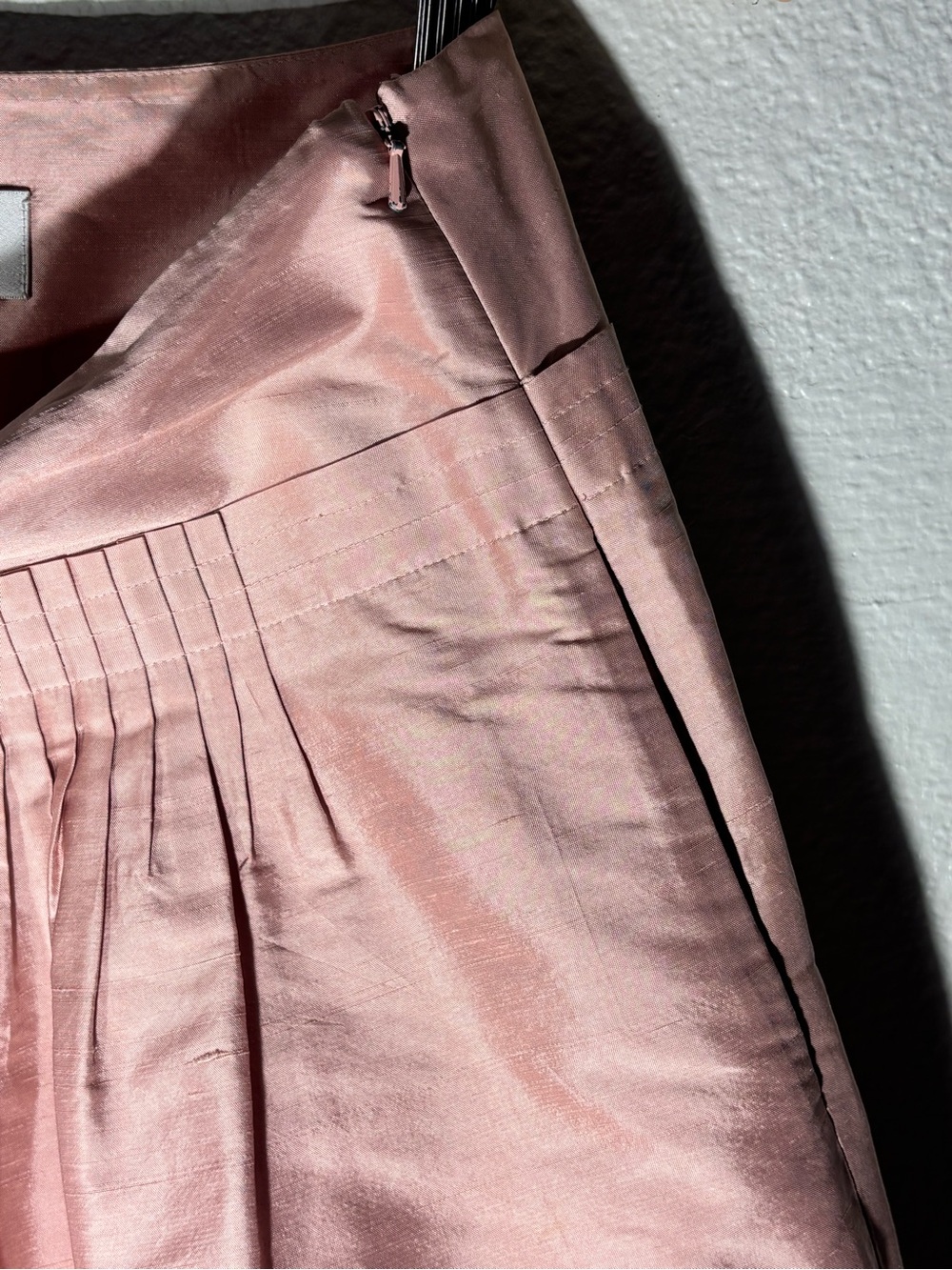 DKNY City Vintage Silk Dupioni Skirt - Picture 9 of 15